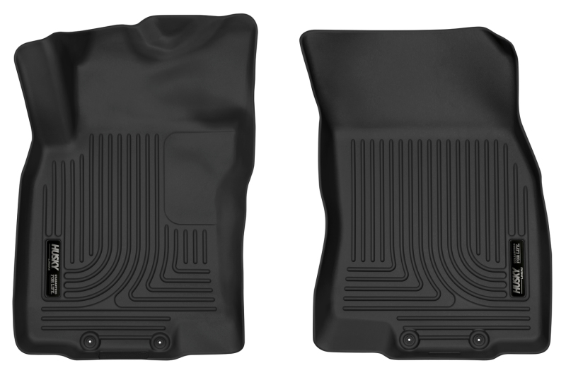 Nissan Rogue Floor Mats - Front - Husky Liners - X-Act Contour - Black - `14-`18